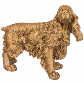 Фигурка 45 х 38 см  LEFARD "Собака Спаниель" /бронза с позолотой / 299000