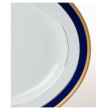 Блюдо 36 см овальное  Thun &quot;Сильвия /Синяя полоса с золотом&quot; / 051228
