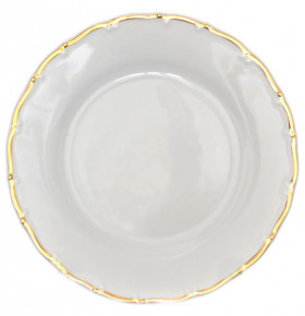 Набор тарелок 17 см 6 шт  Bohemia Porcelan Moritz Zdekauer 1810 s.r.o. "Офелия /Золотая отводка" / 013601