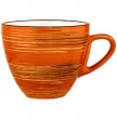Чайная чашка 300 мл оранжевая  Wilmax &quot;Spiral&quot; / 261592