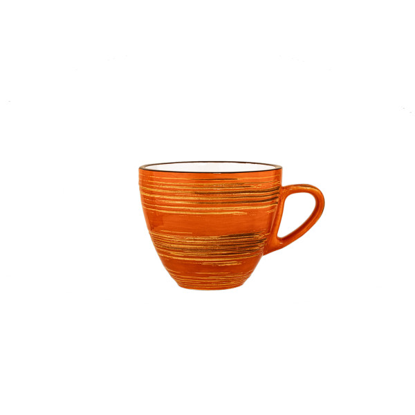 Чайная чашка 300 мл оранжевая  Wilmax &quot;Spiral&quot; / 261592
