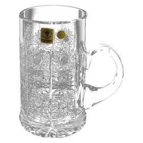 Кружка пивная 450 мл  Caesar Crystal Bohemia &quot;Цезарь /Хрусталь резной&quot; / 034912