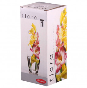 Ваза для цветов 26 см  Glassan "Флора /Отводка платина" / 254750