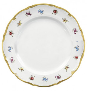 Набор тарелок 19 см 6 шт   Chodov "Корона /Мелкие цветы /Матовое золото" / 148364
