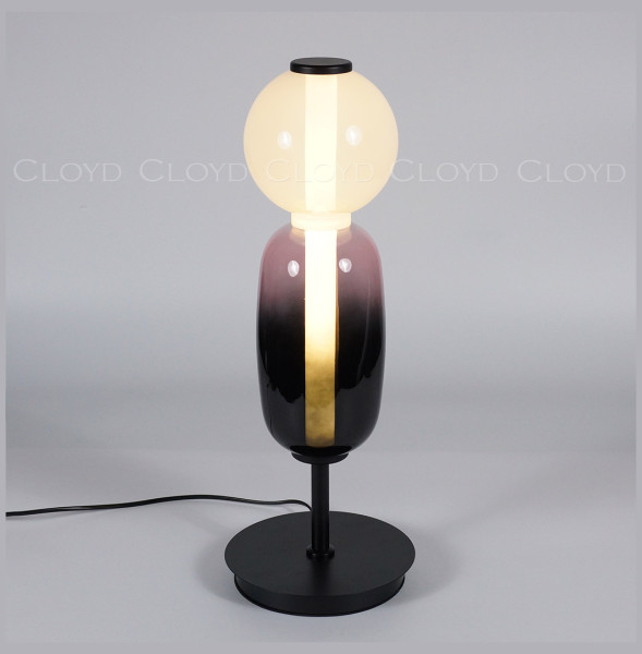 Настольная лампа 1 рожковая  Cloyd &quot;SUPERNOVA&quot; / выс. 56 см - черный / 347828