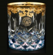 Стаканы для виски 340 мл 6 шт  RCR Cristalleria Italiana SpA &quot;Timon /Опера золото&quot; синее дно / 114927