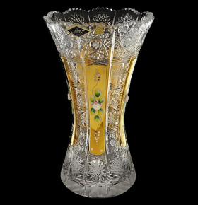 Ваза для цветов 25,5 см  Aurum Crystal "Хрусталь с золотом" / 054450