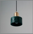 Подвесной светильник Cloyd ANTUAN P1 / Ø16 см - зелен.камень / 311854