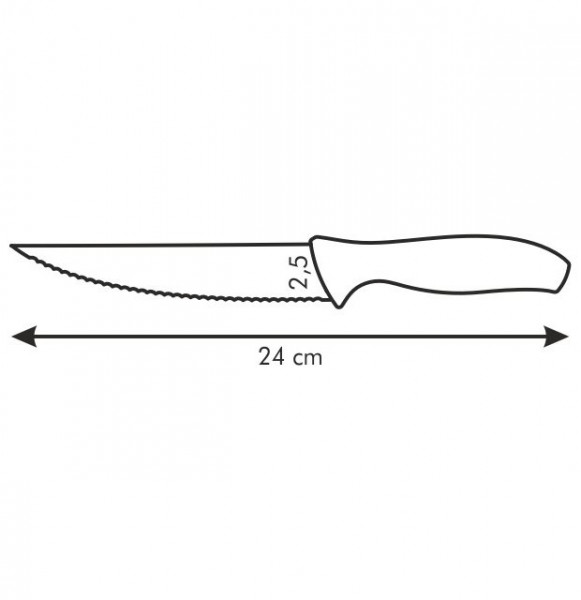 Нож универсальный 12 см пилочное лезвие &quot;Tescoma /SONIC&quot; / 146347