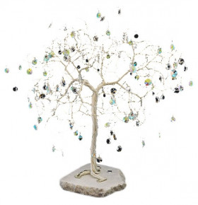 Сувенир в форме дерева, 120 подвесок, h - 40 см / 068594