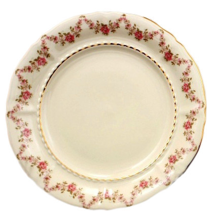 Набор тарелок 19 см 6 шт  Leander &quot;Соната /Розовый цветок /СК&quot; / 128394