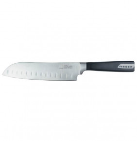 Нож Сантоку 17,8 см чёрный  Rondell "Cascara" / 112789