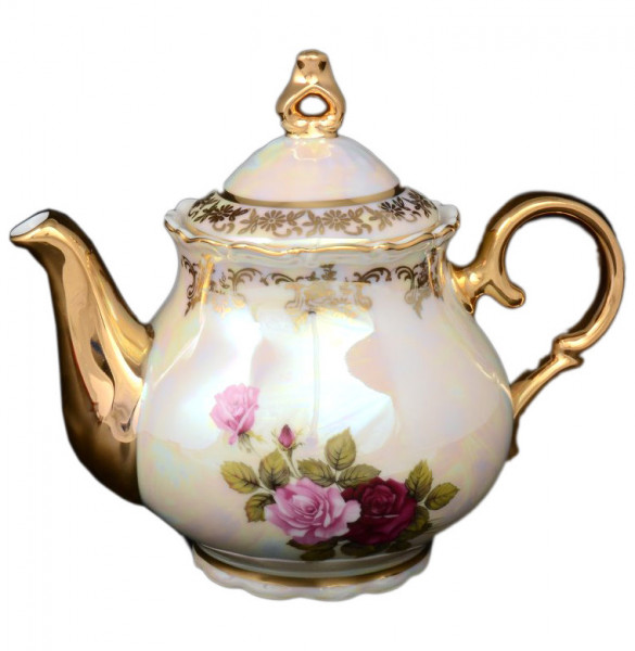 Заварочный чайник 500 мл  Bohemia Porcelan Moritz Zdekauer 1810 s.r.o. &quot;Офелия /Роза перламутр&quot; / 042624