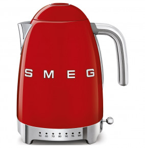Чайник электрический 1,7 л с регулируемой температурой "Smeg /Красный" / 221872
