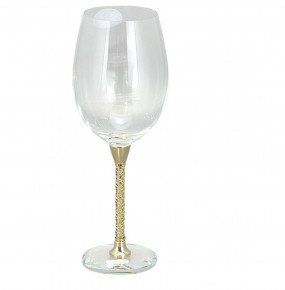 Бокал для белого вина  CLARET di Annamaria Gravina "Стразы /Золото" / 275858