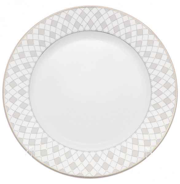 Набор тарелок 25 см 6 шт  Repast &quot;Серо-белая сетка&quot; / 230456