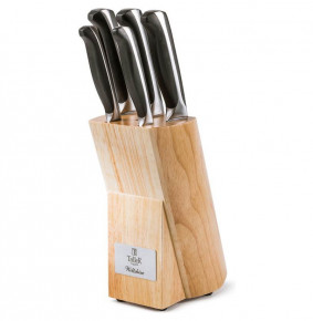 Набор кухонных ножей 5 предметов на подставке  Taller "Уилтшир /TalleR" / 277458
