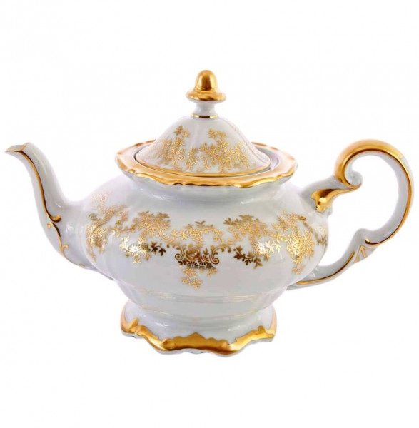 Заварочный чайник 1,2 л  Weimar Porzellan &quot;Кастэл /Золотой цветочный узор&quot; / 047628