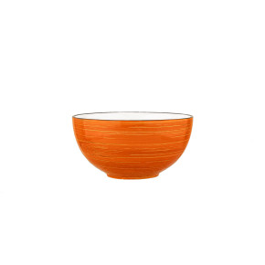 Салатник 16,5 см 1 л оранжевый  Wilmax "Spiral" / 261587