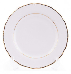 Набор тарелок 21 см 6 шт  МаМ декор "Офелия /Отводка золото" / 232727