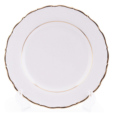 Набор тарелок 21 см 6 шт  МаМ декор &quot;Офелия /Отводка золото&quot; / 232727