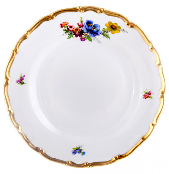 Набор тарелок 19 см 6 шт  Bohemia Porcelan Moritz Zdekauer 1810 s.r.o. &quot;Анжелика 860 /Полевой цветок&quot; / 122591