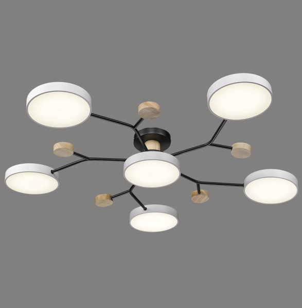 Светильник потолочный со светодиодами  Velante &quot;Молекула&quot; LED 1 / 304208