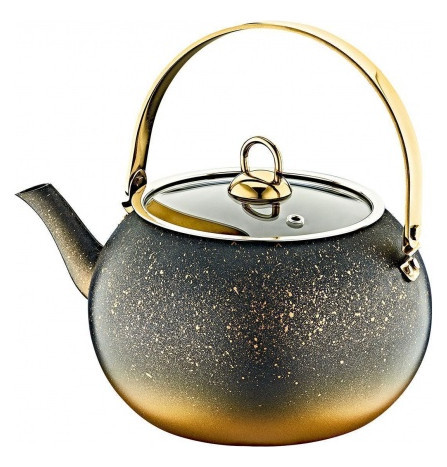 Заварочный чайник 1 л антипригарное покрытие  O.M.S. Collection &quot;TEAPOT SETS /GOLD&quot; / 267400
