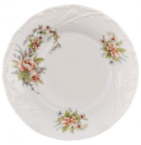 Набор тарелок 19 см 6 шт  Bohemia Porcelan Moritz Zdekauer 1810 s.r.o. "Лиана /Осенний букет" / 057635