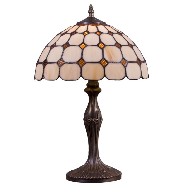Лампа настольная 1 рожковая  Velante &quot;Tiffany /Квадрат&quot; 804 / 304748