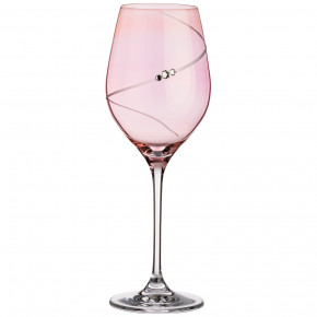 Бокалы для белого вина 350 мл 2 шт  Diamant "Силуэт /Pink" / 208605