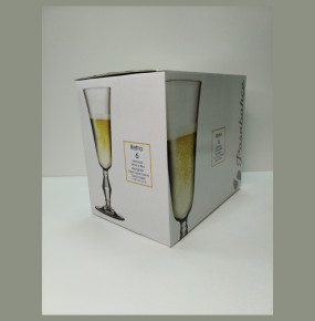 Бокалы для шампанского 190 мл 6 шт  Pasabahce "Ретро /Ришелье /DS1115" / 206208