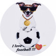 Подставка под пивную кружку 11 х 11 см  LEFARD &quot;I Love Football&quot; / 188079