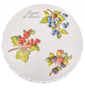 Тортница 32 см н/н  Artigianato Ceramico by Caroline "Artigianato ceramico /Лесные ягоды" / 243561
