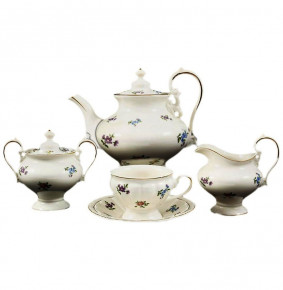 Чайный сервиз на 6 персон 15 предметов  Royal Classics "Мария /Мелкие цветы" / 167553