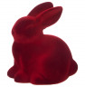 Изображение товара Фигурка 11,5 х 8 х 12 см  LEFARD "Кролик" велюр красный / 225472