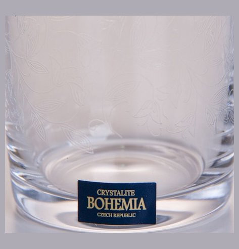 Стаканы для воды 250 мл 6 шт  Crystalite Bohemia &quot;Идеал /Невидимый узор 28580&quot; / 012987