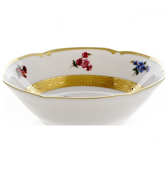 Набор салатников 13 см 6 шт  Bavarian Porcelain &quot;Мария-Тереза /Мелкие цветы /Золотая лента&quot; / 103877