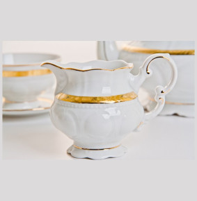 Чайный сервиз на 6 персон 15 предметов  Leander "Соната /Золотая лента /СК" / 085524