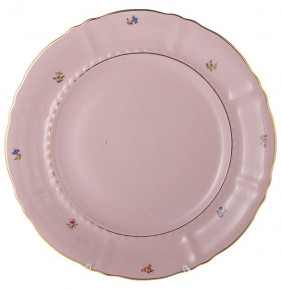 Блюдо 32 см круглое  Leander "Соната /Мелкие цветы" розовая / 196832