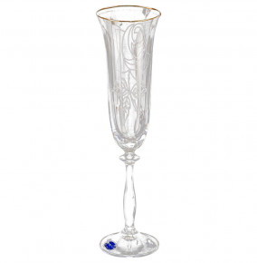 Бокал для шампанского 190 мл 1 шт  Crystalex CZ s.r.o. "Анжела /Матовая роза" / 146859