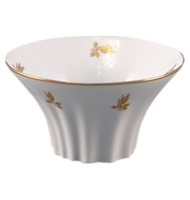 Салатник 16 см  Royal Czech Porcelain &quot;Каролина /Золотая роза /Белая&quot; / 203709
