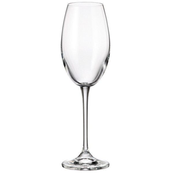 Бокалы для белого вина 300 мл 6 шт  Crystalite Bohemia &quot;Иста /Без декора&quot; / 147903