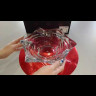 Ваза для фруктов 33 см  Aurum Crystal "Фламенко /Без декора" / 128579