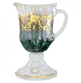 Кувшин для сока 1,2 л н/н  RCR Cristalleria Italiana SpA "Timon /Адажио /Зелёный с золотом" / 171426