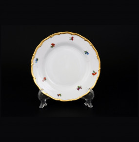 Набор тарелок 19 см 6 шт  Bohemia Porcelan Moritz Zdekauer 1810 s.r.o. "Анжелика 852 /Мелкие цветы" / 046013