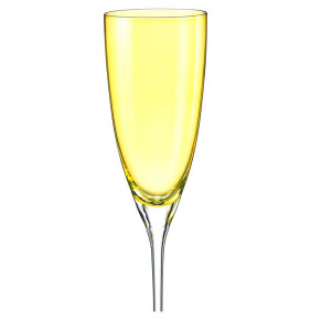 Бокал  для шампанского 220 мл 1 шт желтые  Crystalex CZ s.r.o. "Кейт" / 264488