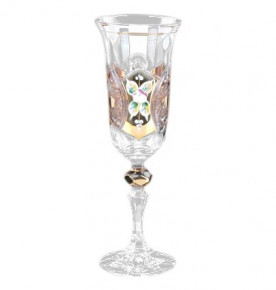 Бокалы для шампанского 150 мл 6 шт  Aurum Crystal "Хрусталь с золотом" / 017142