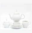 Чайный сервиз на 6 персон 17 предметов  Thun &quot;Бернадотт /Отводка платина&quot; / 123075