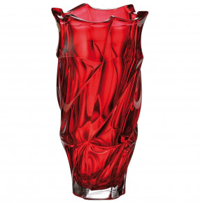 Ваза для цветов 30 см  Aurum Crystal "Фламенко /Красная" / 139330